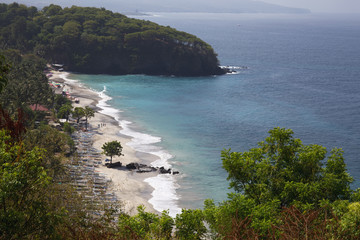 Tropical beach on Bali island,Indonesia