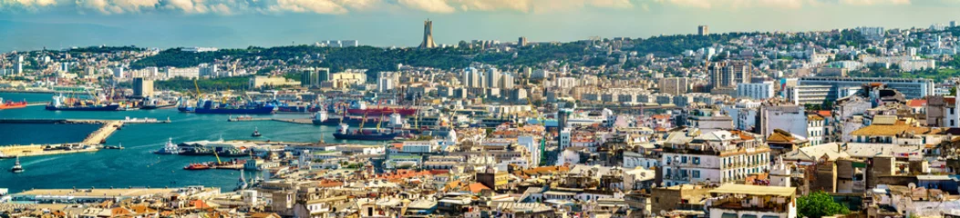 Foto auf Acrylglas Algerien Panorama des Stadtzentrums von Algier in Algerien