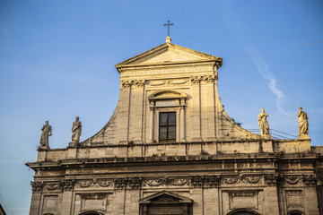 Fototapeta na wymiar Santa Maria della Consolazione in Rome, Italy