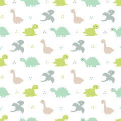 seamless dinosaur pattern