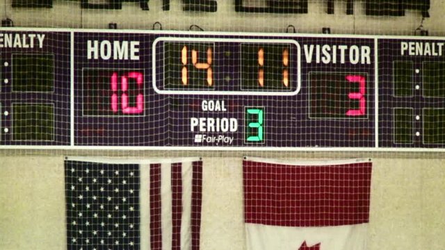 Hockey: A Third Period Blowout - Scoreboard