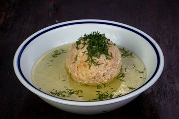 Soup with meat ball