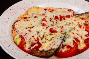 Tasty vegetables in Italian