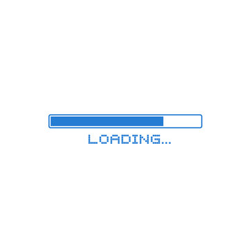 Loading bar illustration