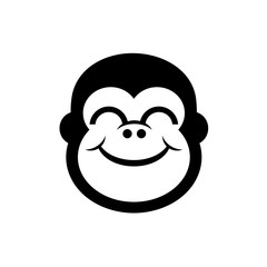 Obraz premium smile gorilla face