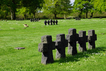 Naklejka premium cimetière militaire allemand