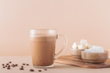 Bulletproof coffee, blended with organic  butter and MCT coconut oil.