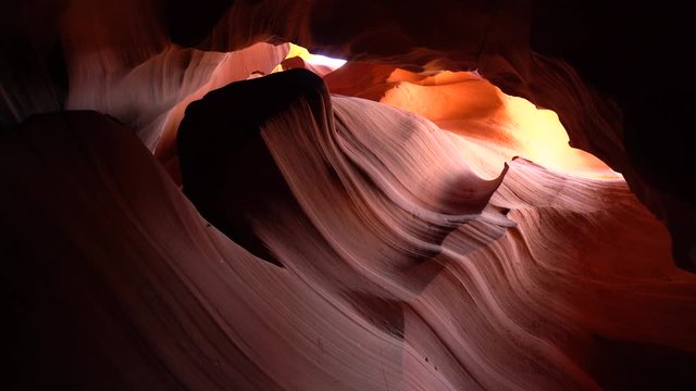 Amazing red cave. Antelope Canyon - Arizona 