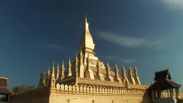 Golden Stupa With Altars