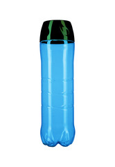  a small plastic bottle