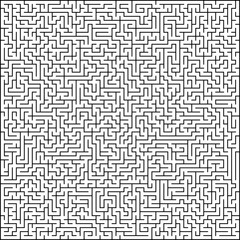 Abstract pattern with maze