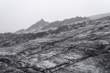 Sólheimajökull - Ash Piles