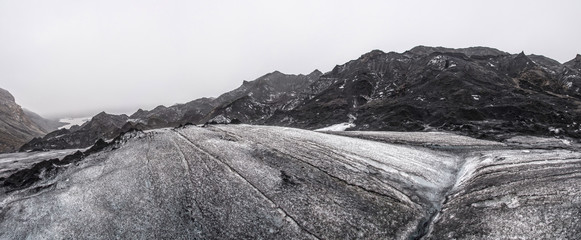 Sólheimajökull Panoramic - Looking Back