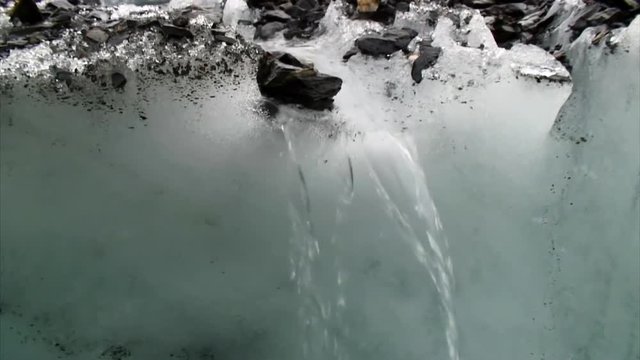 Trickling Waterfall Runoff