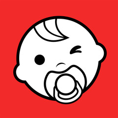 baby face illustration