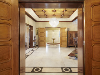 Interior de casa entrada