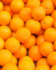 ripe market fruit orange much top view lot of bazaar yellow