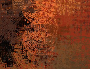 Abstract painting on canvas. Hand made art. Colorful texture. Modern artwork. Strokes of fat paint. Brushstrokes. Contemporary art. Artistic background image.