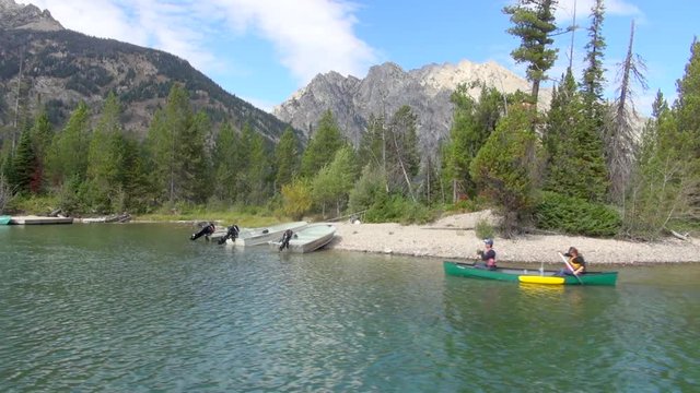 Slow Motion: Kayaking on Jenny Lake, Grand Teton National Park