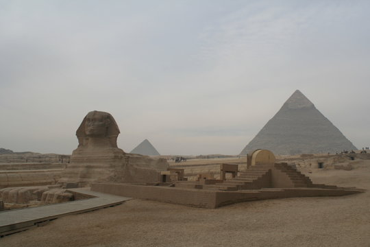 The Great Pyramids of Giza and the Spinx