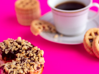 Donuts and coffe