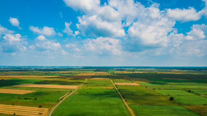 Landschaft in der nähe von Heide in Schleswig Holstein