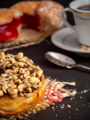 Donuts and coffe