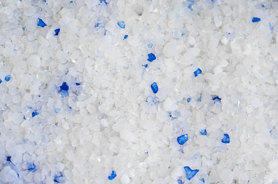 Close-up Silica gel filler as Background
