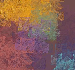 Abstract painting on canvas. Hand made art. Colorful texture. Modern artwork. Strokes of fat paint. Brushstrokes. Contemporary art. Artistic background image.