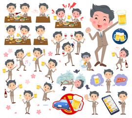 Beige suit short hair men_alcohol