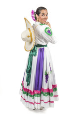 Portrait of a sexy Mexican dancer