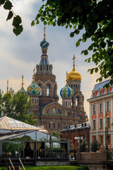 Fototapeta na wymiar Church of the Savior on Spilled Blood in St. Petersburg, Russia