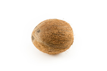 coconuts isolated on the white background