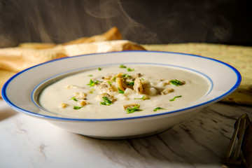 New England Clam Chowder Soup