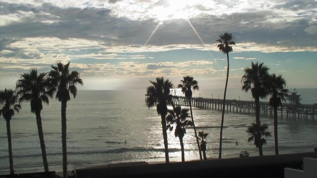 Beautiful Beach In Evening San Clemente, CA, USA