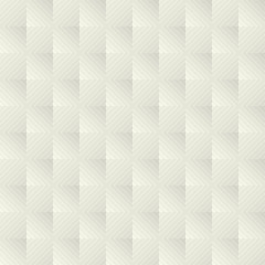 White geometric pattern. Vector volumetric modern texture.