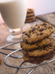 Galleta con leche
