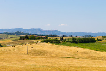 Tuscany hills landscape, Italy