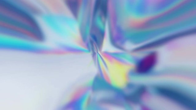 Defocused Psychedelic Holographic Abstract Background Loop