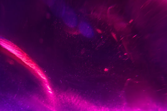 Stardust around magenta planet