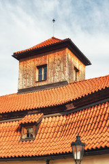 Details of The famous Jewish Museum in Prague.