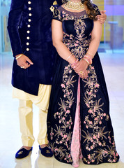 Stunning Indian wedding couples in traditional wear