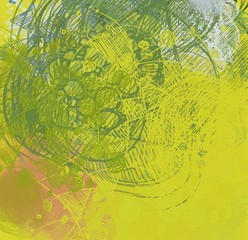 Fototapeta premium Abstract painting on canvas. Hand made art. Colorful texture. Modern artwork. Strokes of fat paint. Brushstrokes. Contemporary art. Artistic background image.