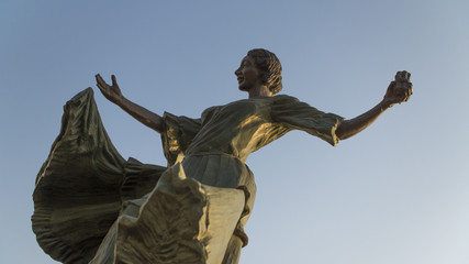 Mar&iacute;a Barilla monumento ubicado en Monter&iacute;a C&oacute;rdoba Colombia