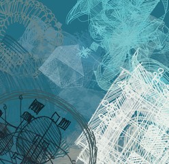 Abstract painting on canvas. Hand made art. Colorful texture. Modern artwork. Strokes of fat paint. Brushstrokes. Contemporary art. Artistic background image.