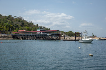Fototapeta na wymiar Isla Taboga en Panama
