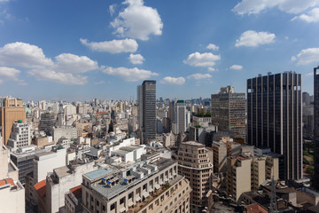 Obraz premium Urban view from a high vantage point