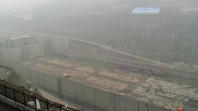 High Altitude View of the 3 Gorges Dam
