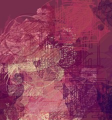 Abstract painting on canvas. Hand made art. Colorful texture. Modern artwork. Strokes of fat paint. Brushstrokes. Contemporary art. Artistic background image.