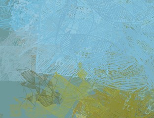 Abstract painting on canvas. Hand made art. Colorful texture. Modern artwork. Strokes of fat paint. Brushstrokes. Contemporary art. Artistic background image.